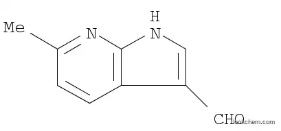 Molecular Structure of 1000340-26-0 (3-FORMYL-6-METHYL-7-AZAINDOLE)